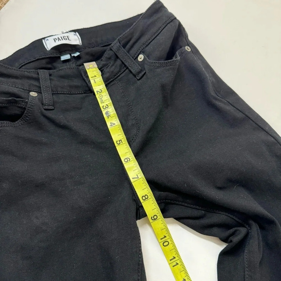 Paige Black Overdye Verdugo Ankle Skinny Jeans Size 25 - Picture 9 of 12
